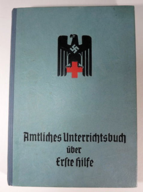 NAZI GERMAN RED CROSS HANDBOOK ORIGINAL 1940 #772