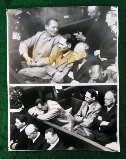 HERMANN GOERING 1945 ASSOCIATED PRESS PHOTO w/NEWS CLIPPING #71