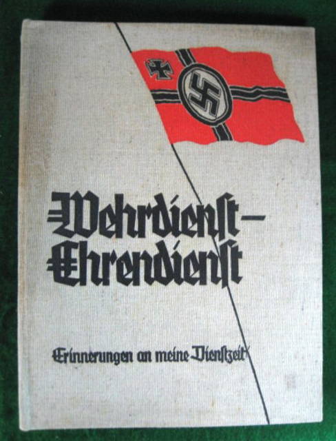 SOLD-NAZI GERMAN WEHRDIENST EHRENDIENST UNUSED PHOTO ALBUM #1